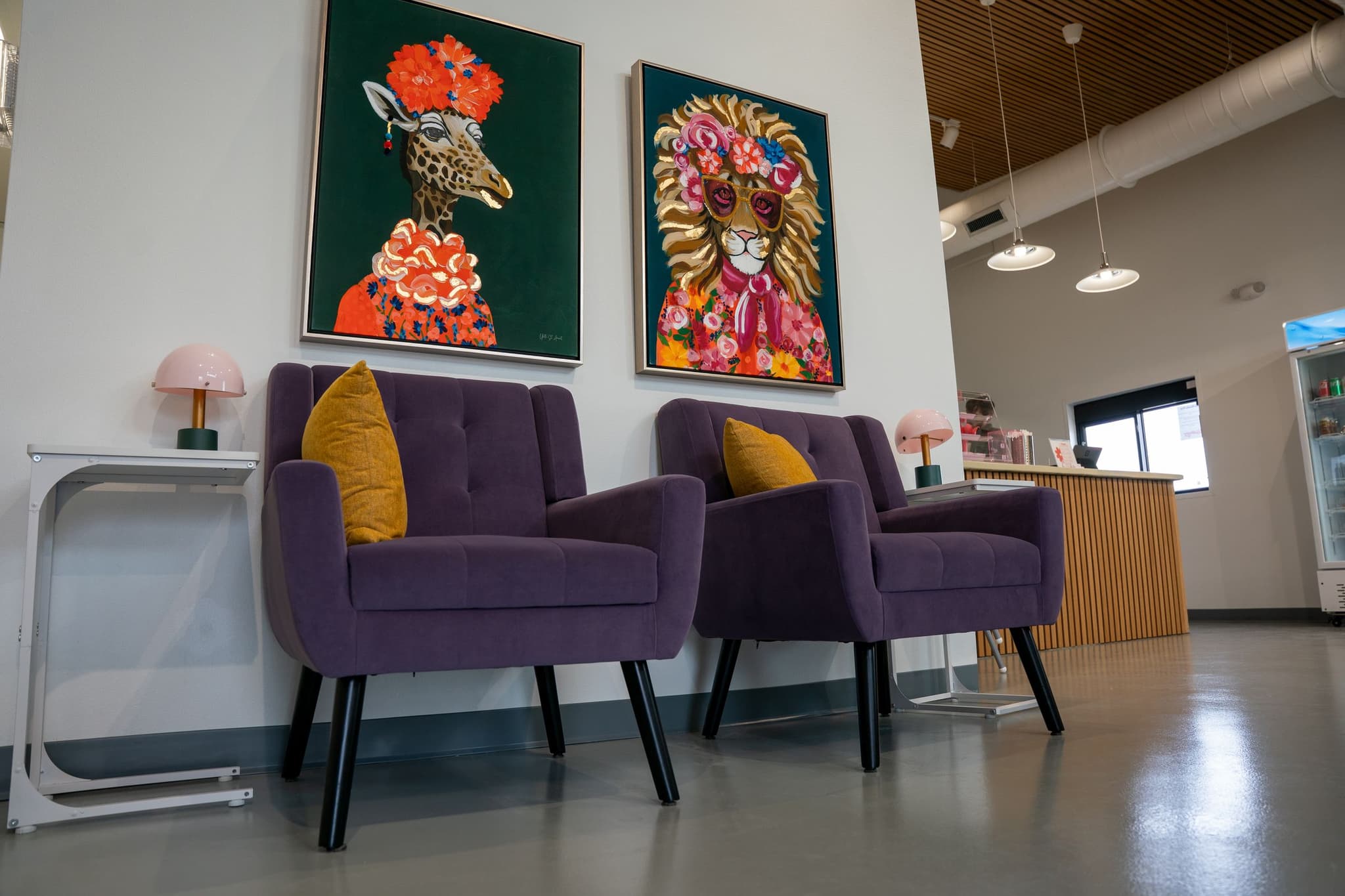 Seating and atmosphere at Kaleidoscope Cafe